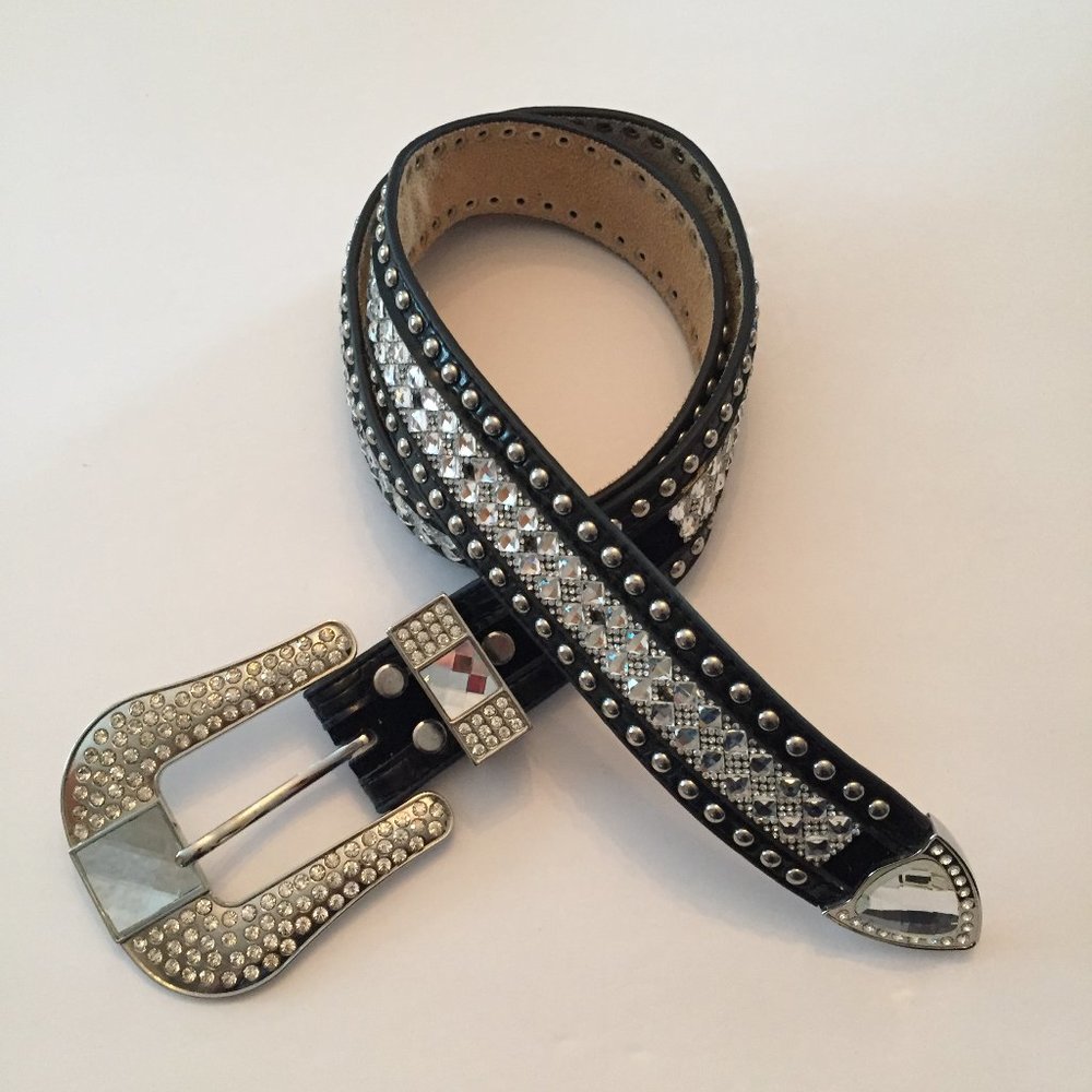 Rhinestone Stud Decorative Belt
